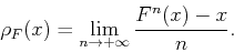 \begin{displaymath}\rho_F(x)=\lim_{n\to+\infty}\frac{F^n(x)-x}{n}.
\end{displaymath}